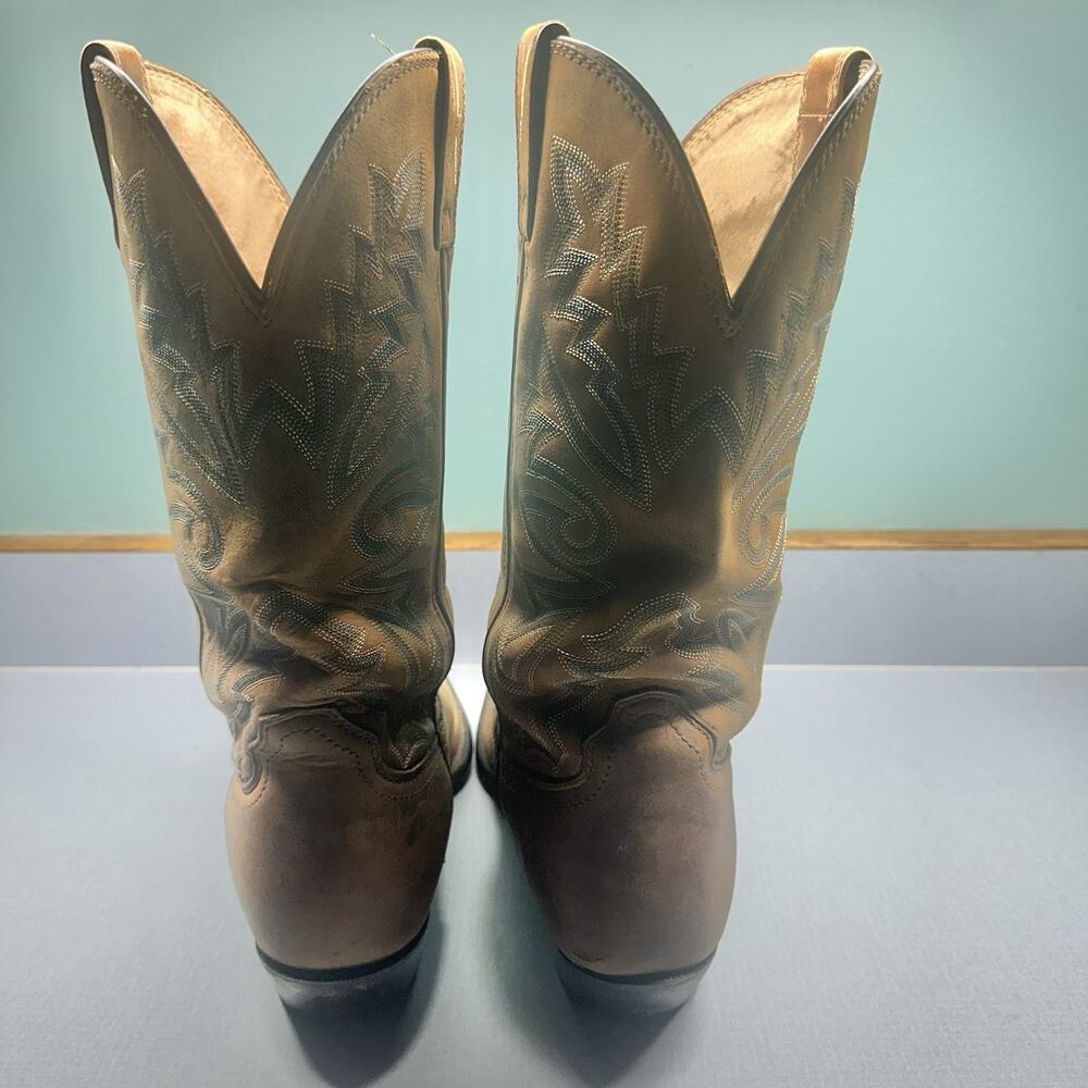 Twisted X Cowboy Boots Pointed toe Men’s 9D Western Rodeo Brown leather MWT 0013 - Picture 8 of 16